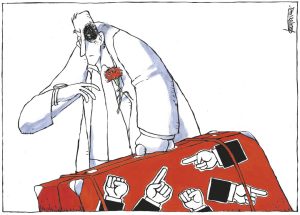 Σκίτσο της Εφ.Συν. [Μ.Κουντούρης 08.11.2023]